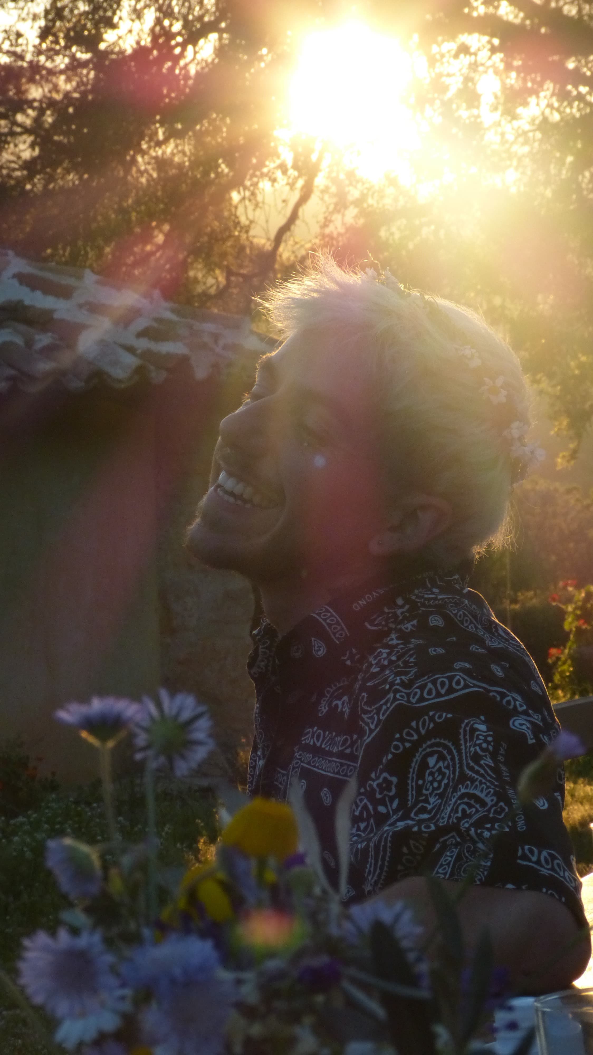 Portrait, à contre-jour